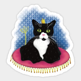 Cat queen Sticker